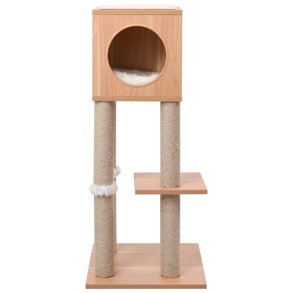 vidaXL Cat Tree with Sisal Scratching Mat 90 cm S069789609