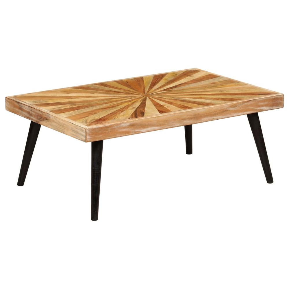 Coffee Table Solid Mango Wood 90x55x36 cm S0671166220