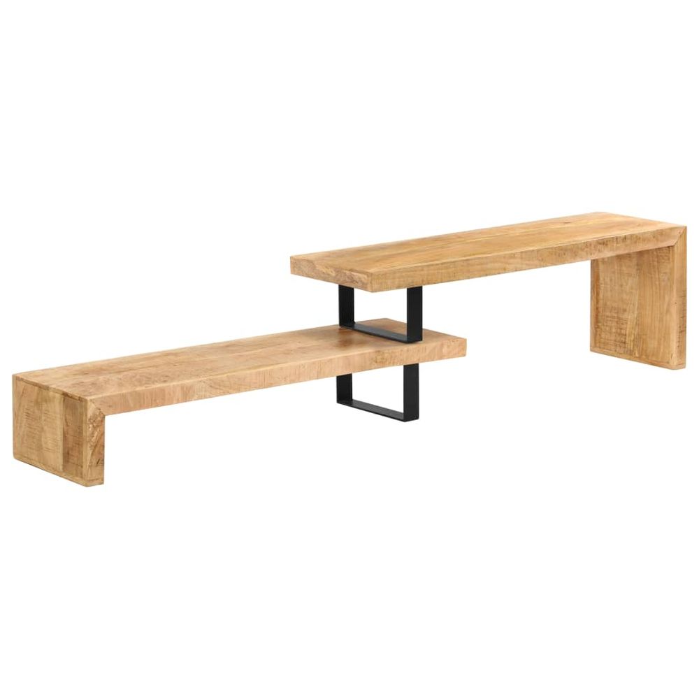 vidaXL TV Stand Solid Mango Wood V0671186023