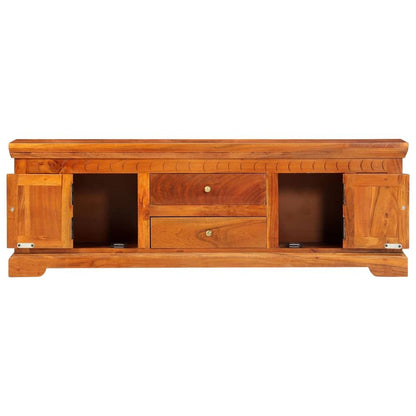 TV Cabinet 119x30x40 cm Solid Acacia Wood S069792246