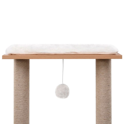 vidaXL Cat Tree with Sisal Scratching Mat 129 cm S069789599