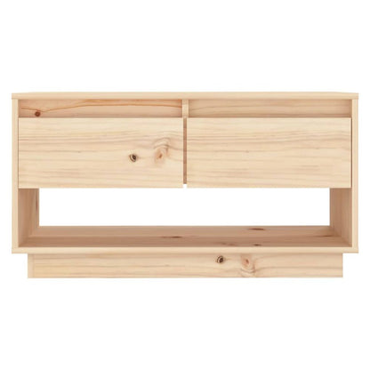 vidaXL TV Cabinet 74x34x40 cm Solid Wood Pine S0671162189