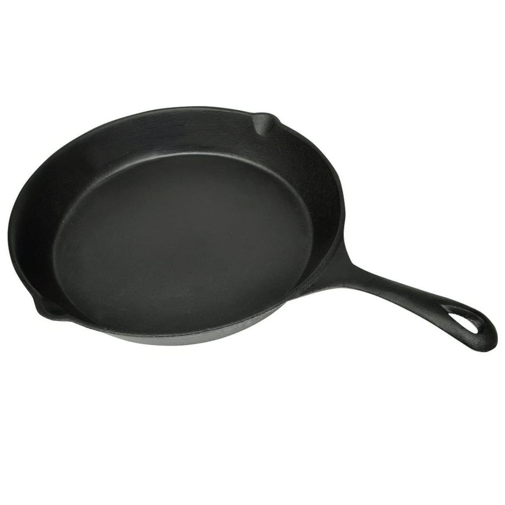 vidaXL Grill Fry Pan Cast Iron 30 cm Round S0671177380