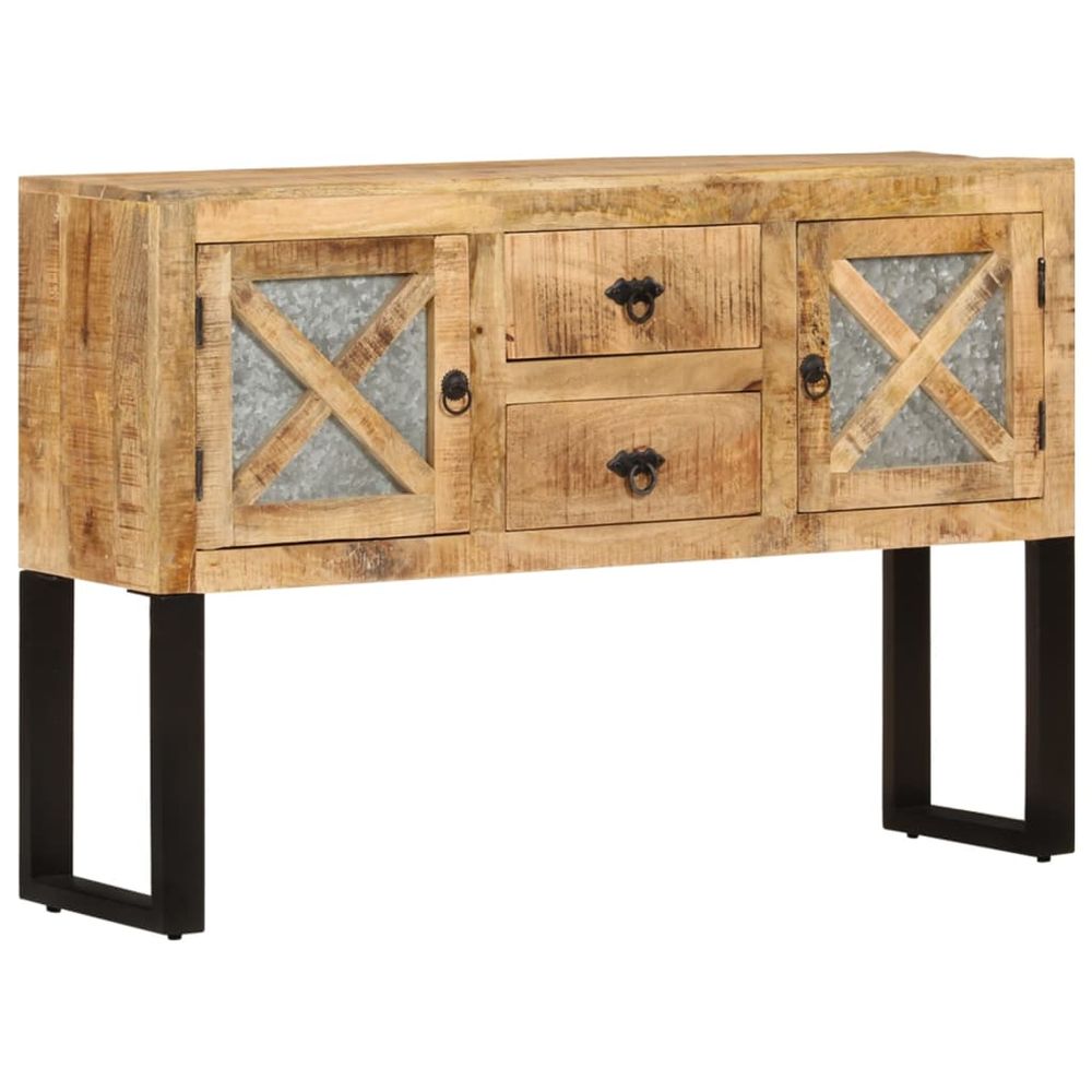 Sideboard 110x30x74 cm Rough Mango Wood V0671186160