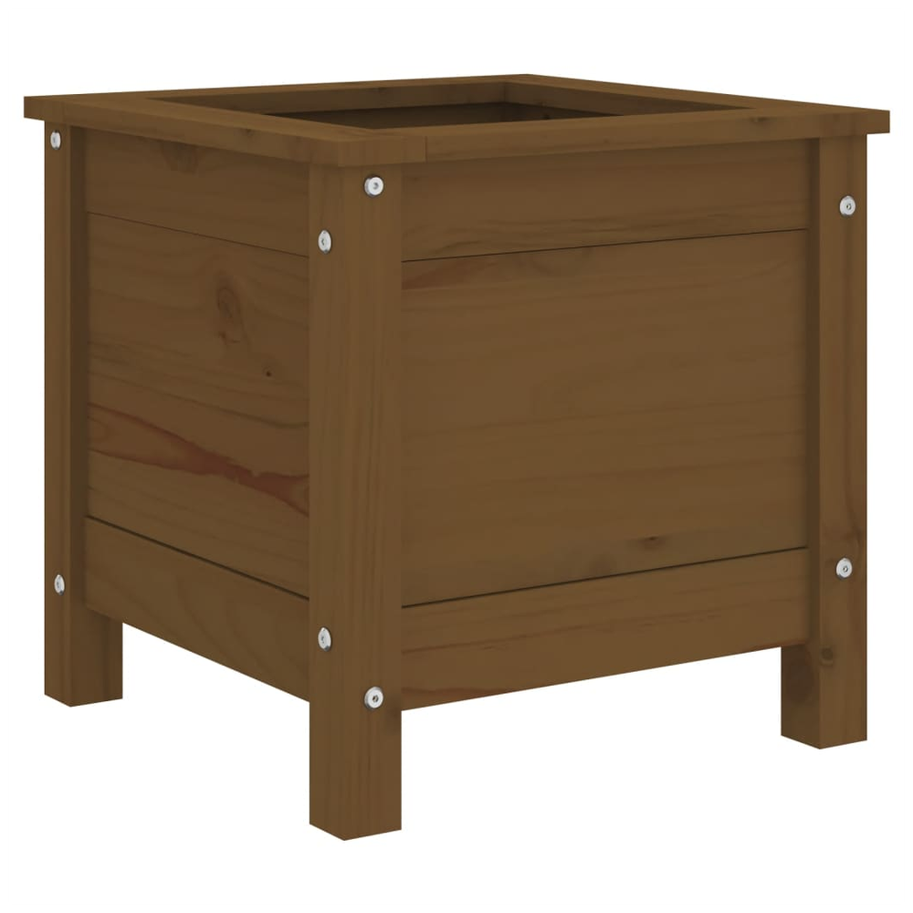 vidaXL Garden Planter Honey Brown 40x40x39 cm Solid Wood Pine S0671357778