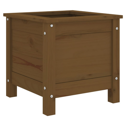 vidaXL Garden Planter Honey Brown 40x40x39 cm Solid Wood Pine S0671357778