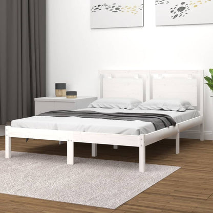 vidaXL Bed Frame Honey Brown Solid Wood 75x190 cm Small Single S0671029037