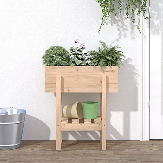 vidaXL Garden Planter 62x30x69 cm Solid Wood Pine S0671357743