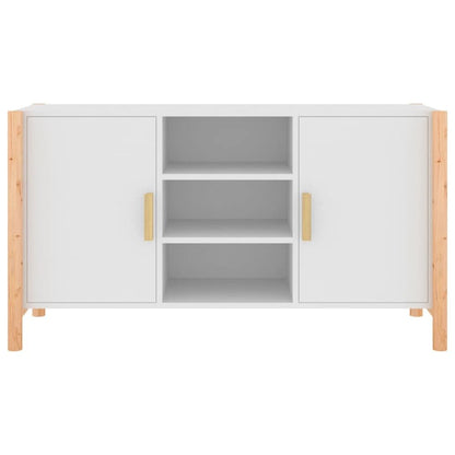 Sideboard White 107x38x60 cm Engineered Wood S0671093600