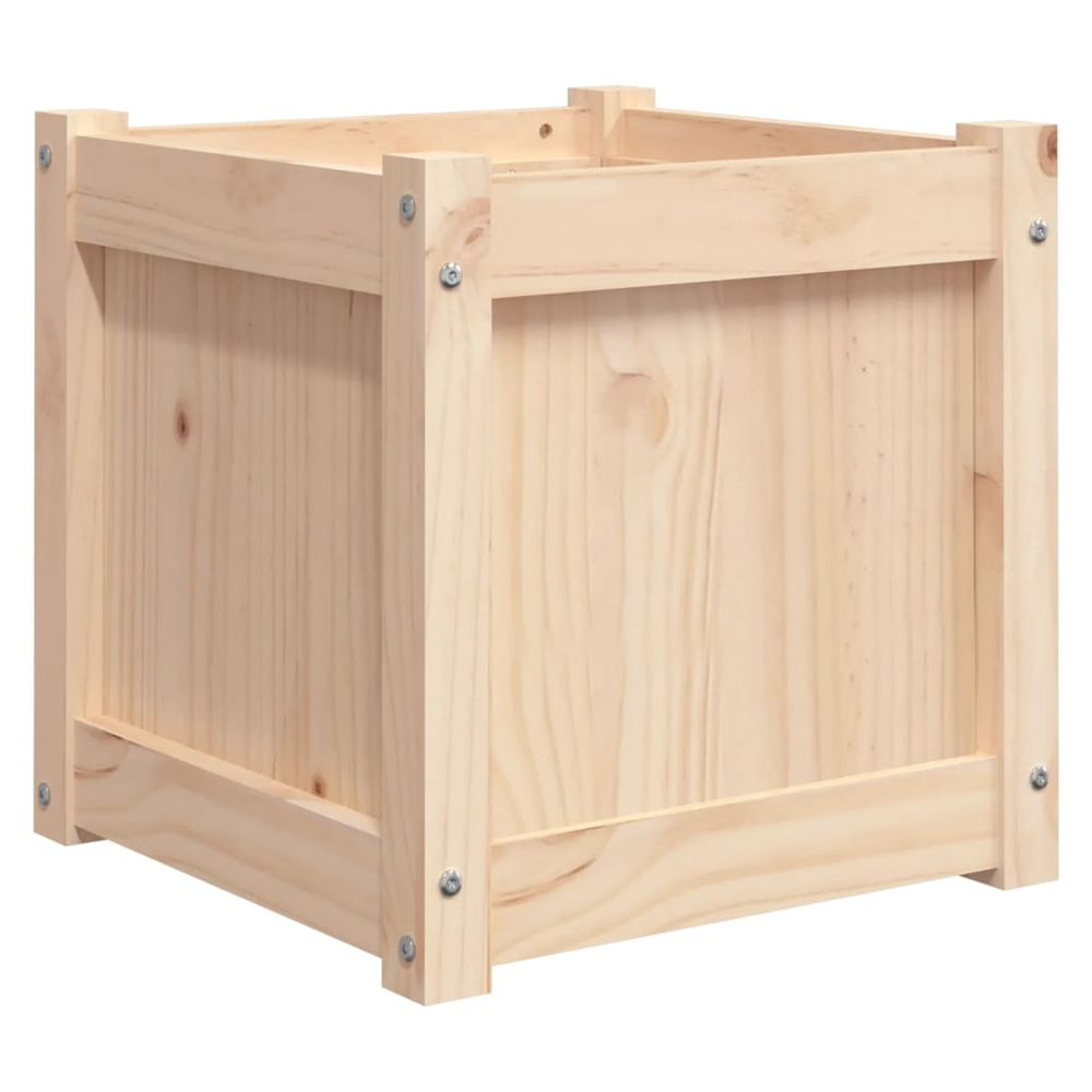 vidaXL Garden Planter 40x40x40 cm Solid Wood Pine S0671384846