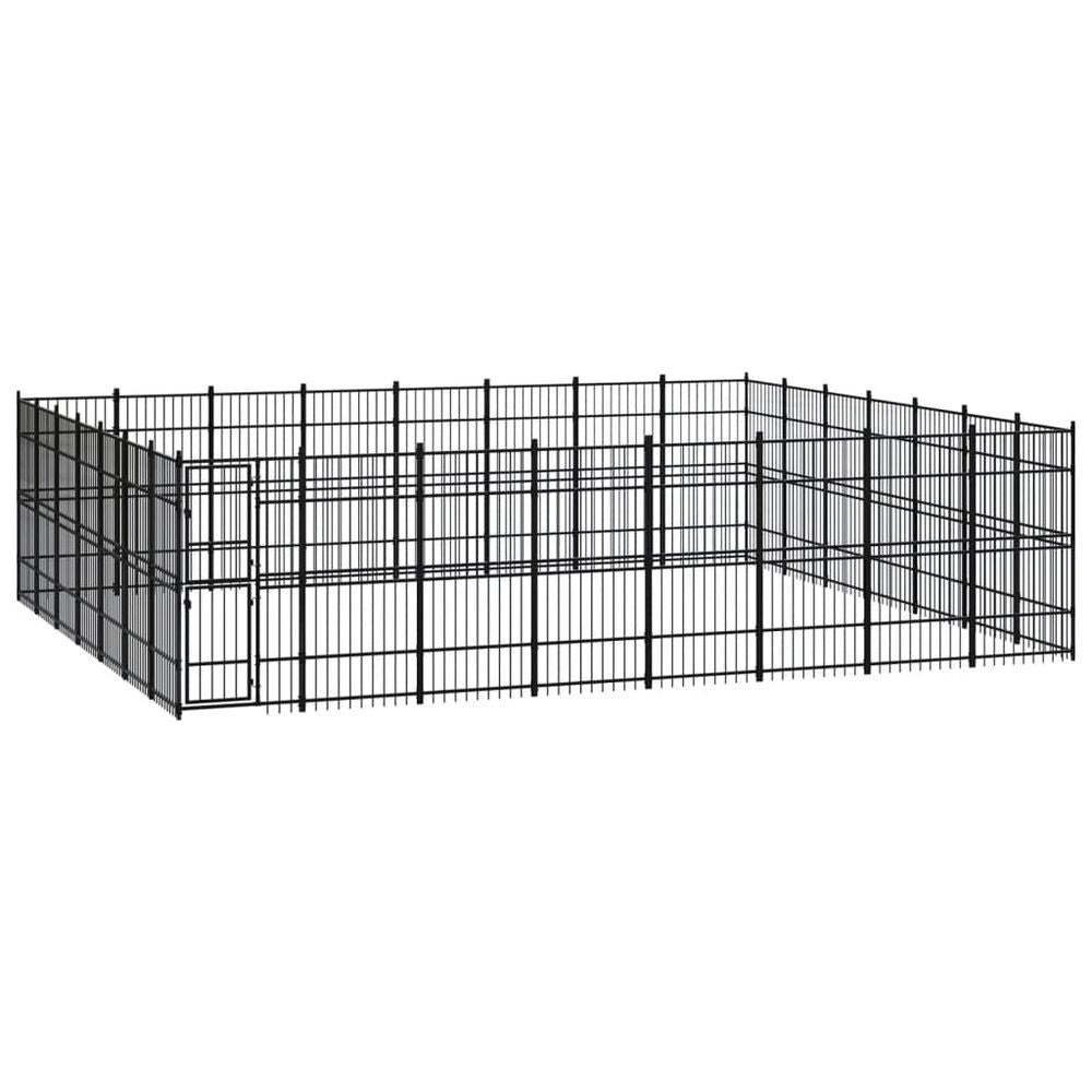 Outdoor Dog Kennel Steel 8.29 m� V067940960