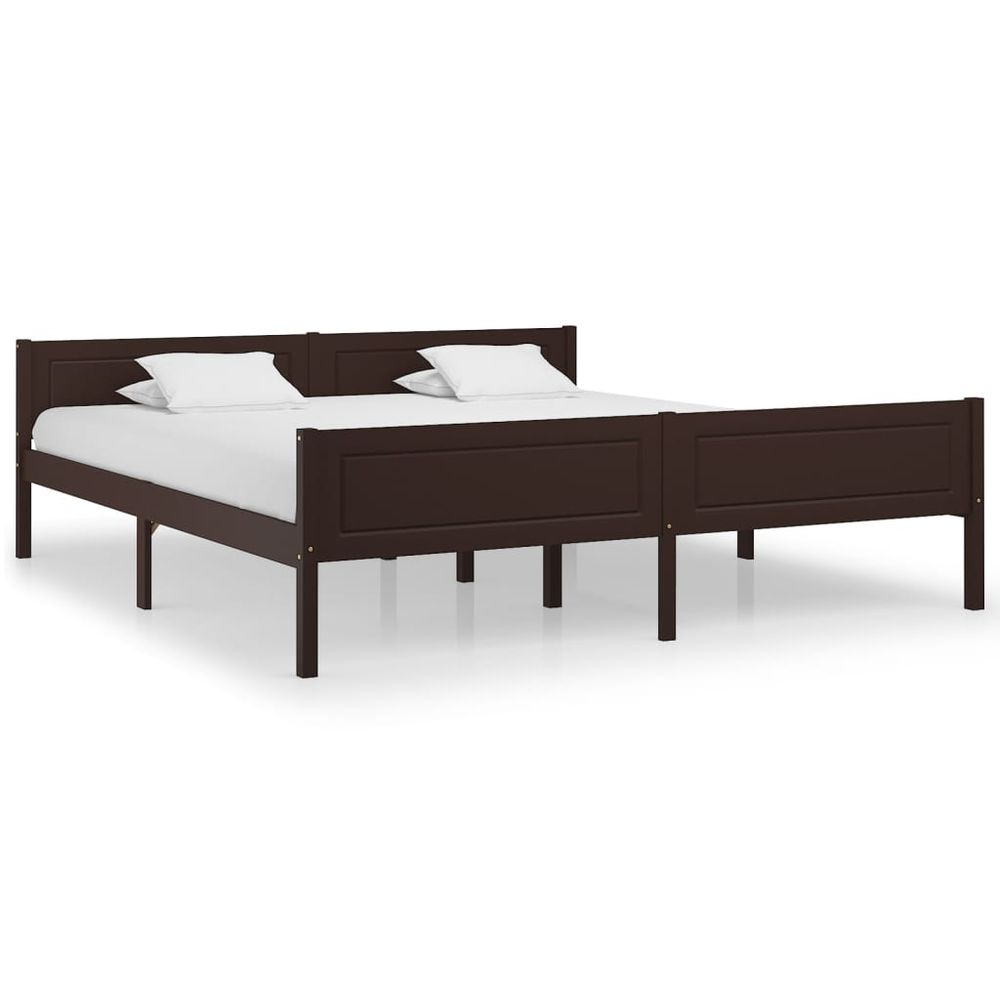 vidaXL Bed Frame Solid Pinewood 90x200 cm V0671206776