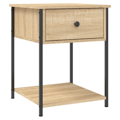 vidaXL Bedside Tables 2 pcs Sonoma Oak 44x45x58 cm Engineered Wood S0671258684