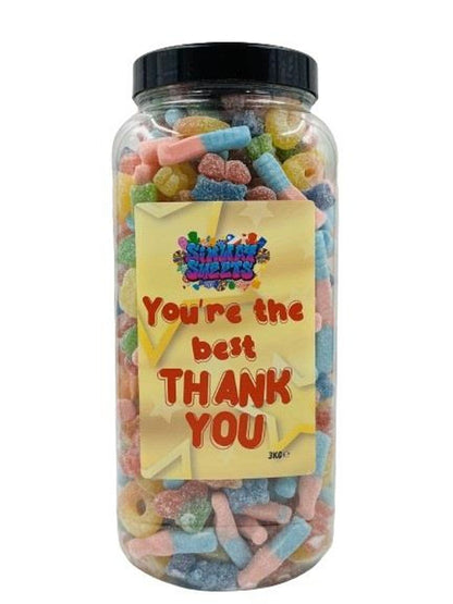 Thank You 3kg Jar - Fizzy Mix