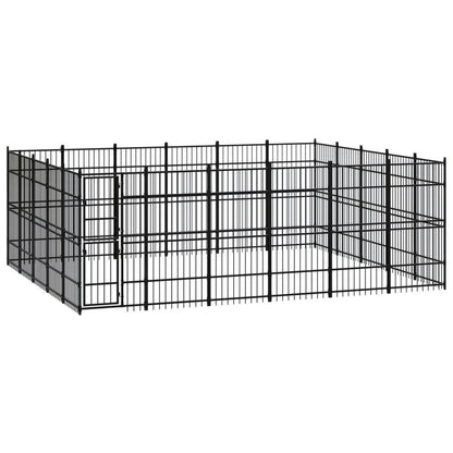 Outdoor Dog Kennel Steel 8.29 m� V067940939