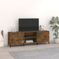 vidaXL TV Cabinet Smoked Oak 150x30x50 cm Engineered Wood S0671068282