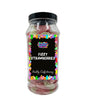 Fizzy Giant Strawberries Strawberry Chewy Sweets Retro Jelly Gummy Sweets Gift Jar