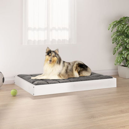 Dog Bed 91.5x64x9 cm Solid Wood Pine V0671052312