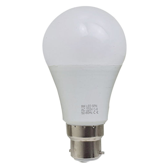 9W B22 Screw LED Light GLS bulbs, Energy Saving Edison Cool White 6000K non dimmable lights V0671114332