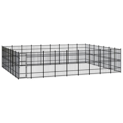 Outdoor Dog Kennel Steel 8.29 m� V067940944