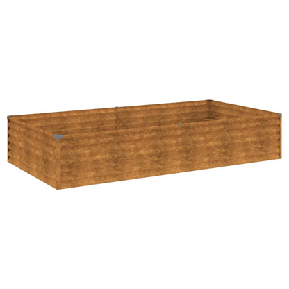 vidaXL Garden Raised Bed 195x100x36 cm Corten Steel S0671265280