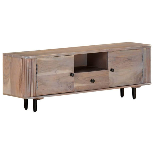 TV Cabinet 118x30x40 cm Solid Acacia Wood S069807639