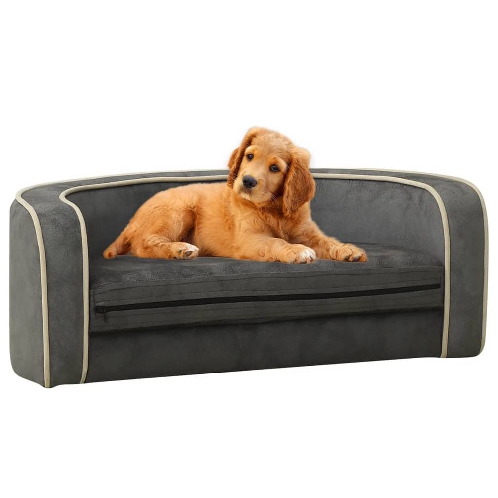 Foldable Dog Sofa 73x67x26 cm Plush Washable Cushion S069789695