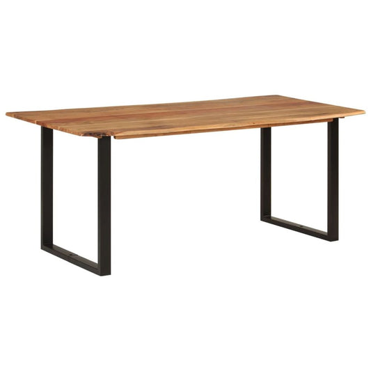 vidaXL Dining Table 180x90x76 cm Solid Acacia Wood S0671099868