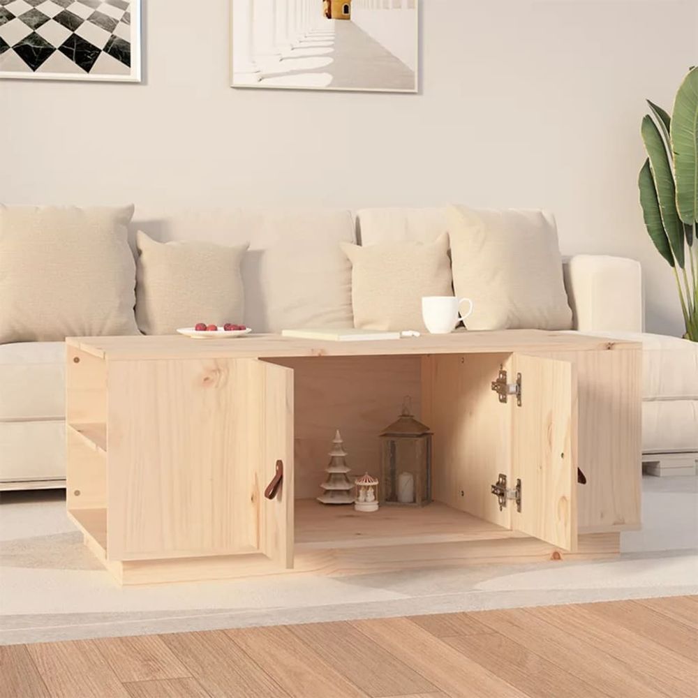 Coffee Table 100x50x41 cm Solid Wood Pine S0671077786