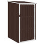 Garden Shed Green, Brown Grey & Anthracite 87x98x159 cm Galvanised Steel S069811308