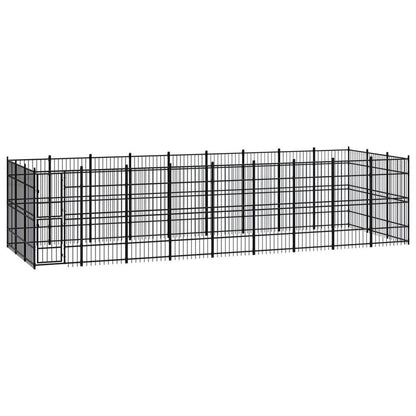 Outdoor Dog Kennel Steel 8.29 m� V067940958