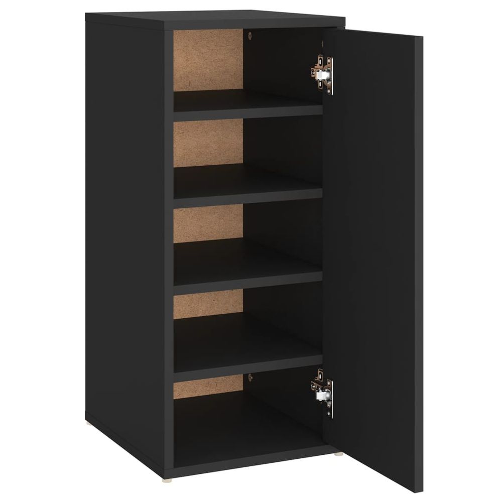 Shoe Cabinet Black 32x35x70 cm Engineered Wood V0671201427