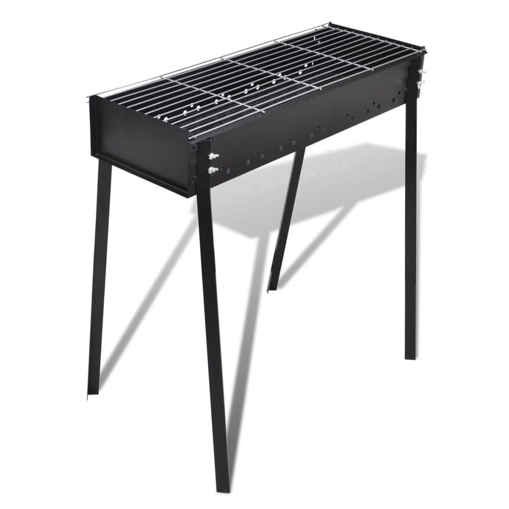 BBQ Stand Charcoal Barbecue Square 75 x 28 cm S069809760