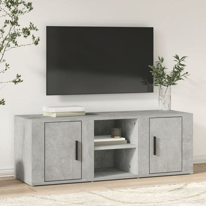 vidaXL TV Cabinet White 100x31.5x35 cm Engineered Wood V0671393599