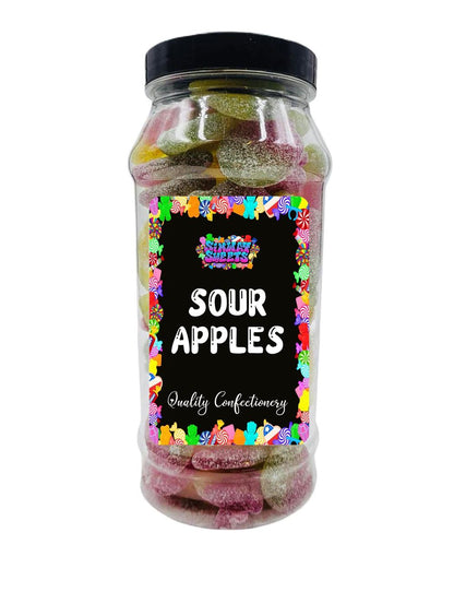 Sour Apples Fizzy Retro Sweets Gift Jar