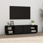 vidaXL TV Cabinet 156x40x40 cm Solid Wood Pine V0671393305