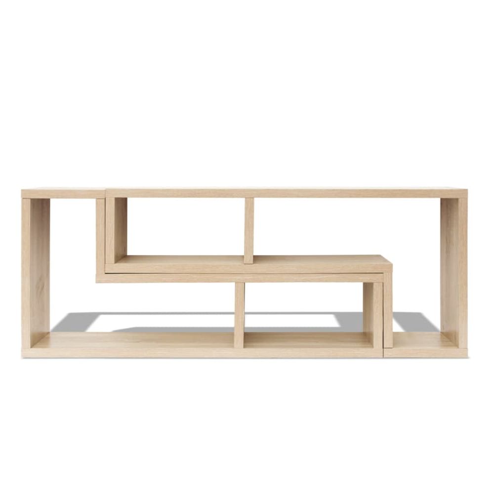 vidaXL TV Cabinet Double L-Shaped Oak V0671185166