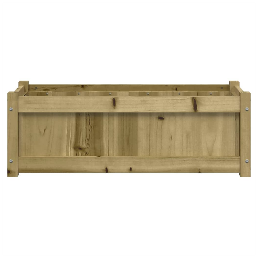 vidaXL Garden Planter 90x31x31 cm Impregnated Wood Pine S0671383092