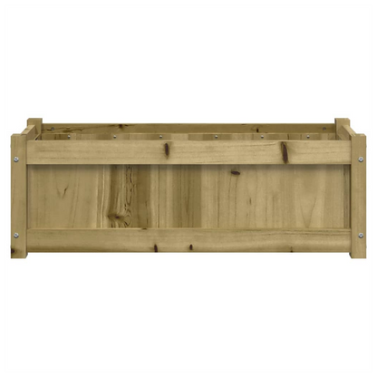 vidaXL Garden Planter 90x31x31 cm Impregnated Wood Pine S0671383092