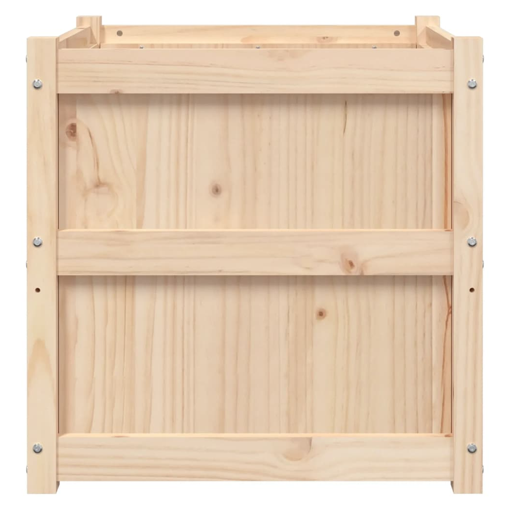 vidaXL Garden Planter 60x60x60 cm Solid Wood Pine S0671384734