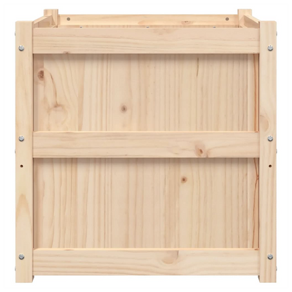 vidaXL Garden Planter 60x60x60 cm Solid Wood Pine S0671384734