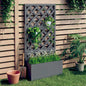 vidaXL Trellis Planter 40x30x135 cm WPC V0671188512