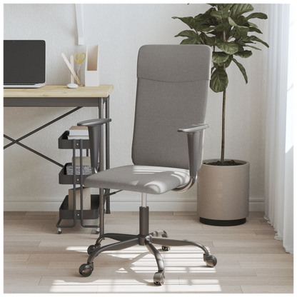 vidaXL Office Chair Dark Grey Fabric S0671359013