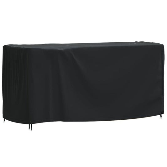 vidaXL Garden Furniture Cover Black 180x70x90 cm Waterproof 420D S0671350334