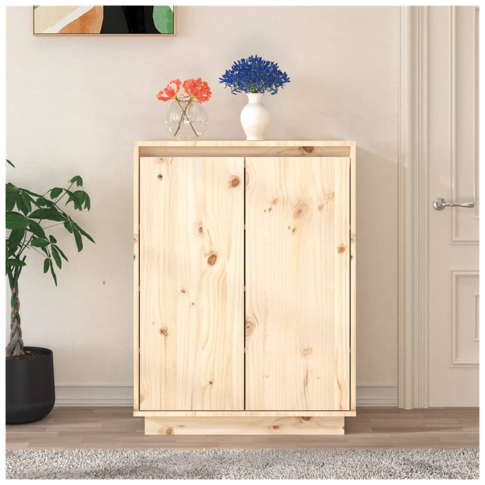 Shoe Cabinet 60x35x80 cm Solid Wood Pine S0671161836