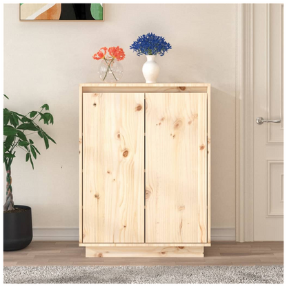 Shoe Cabinet 60x35x80 cm Solid Wood Pine S0671161836