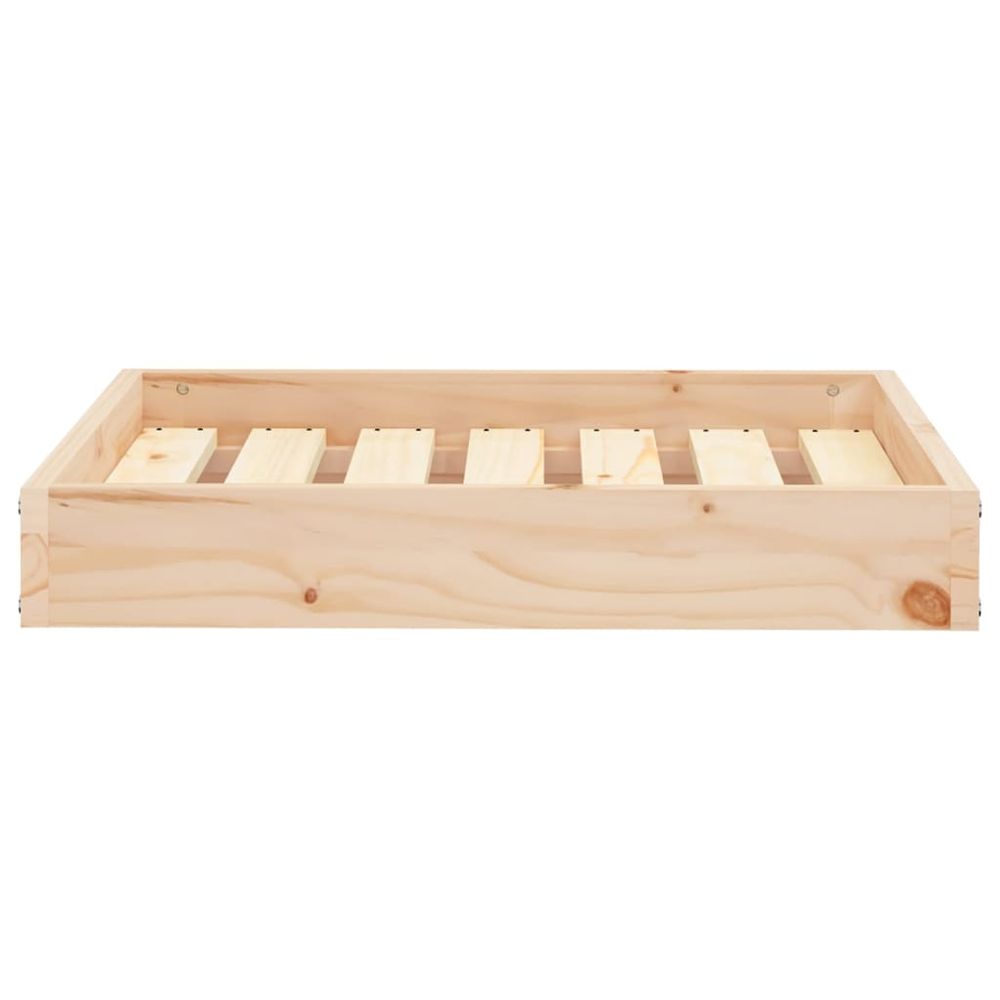 Dog Bed 61.5x49x9 cm Solid Wood Pine V0671052300