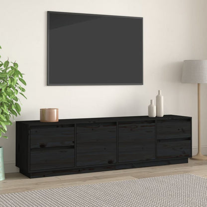 vidaXL TV Cabinet 176x37x47.5 cm Solid Wood Pine V0671393275