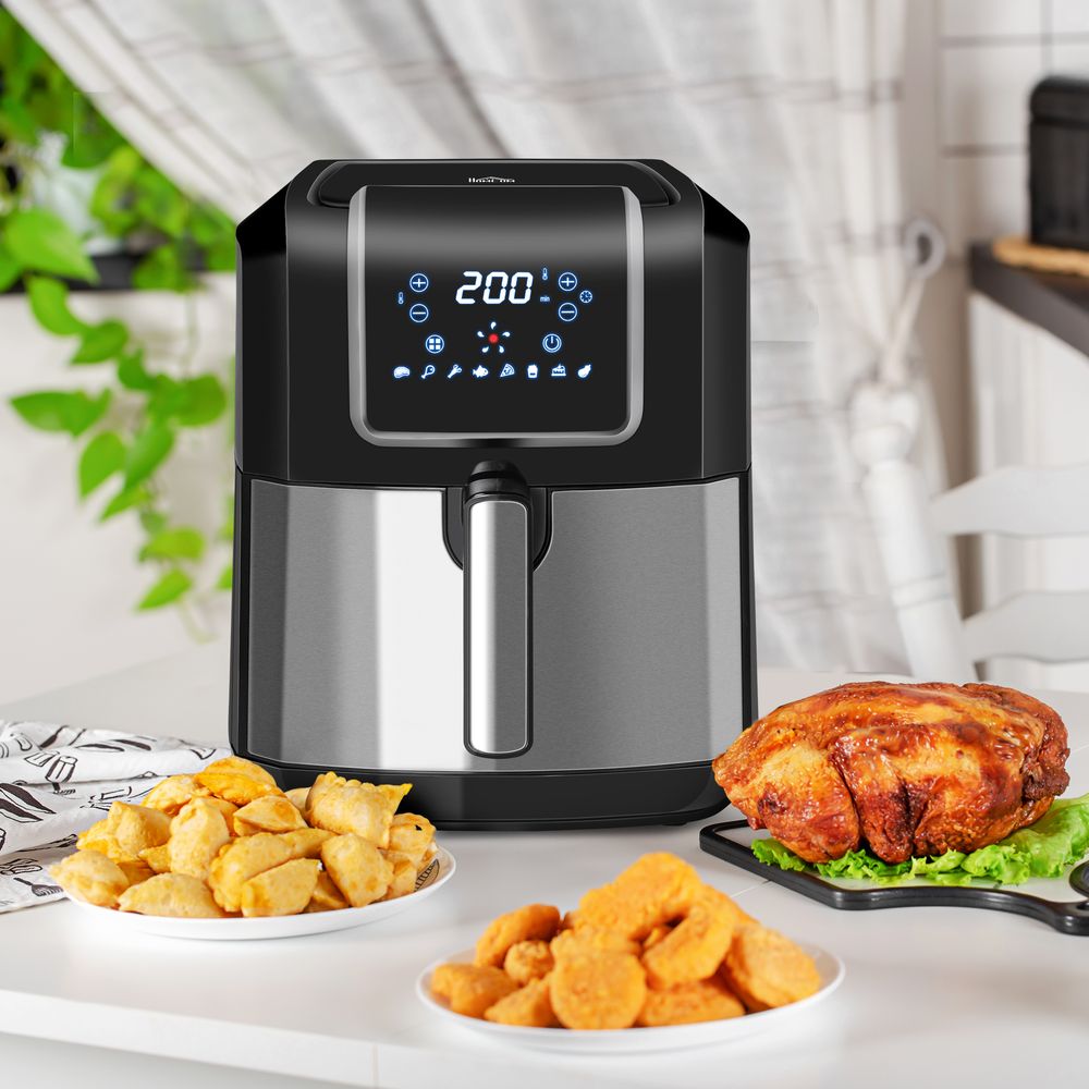 Air Fryer 1700W 6.5L with Digital Display Timer for Low Fat Cooking HOMCOM S0671079512