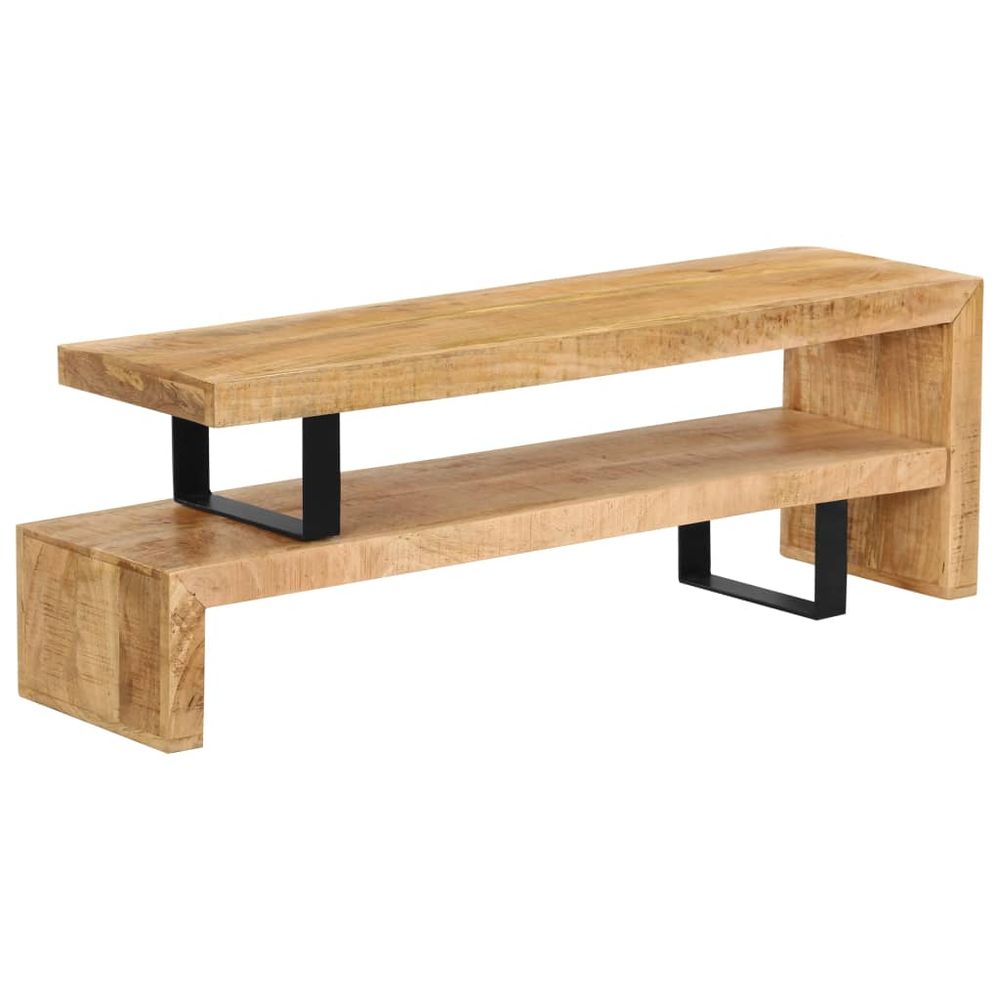 vidaXL TV Stand Solid Mango Wood V0671186023